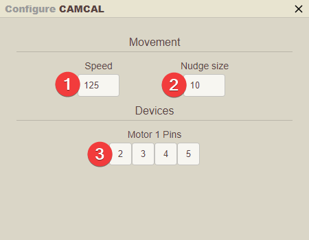 configuration options