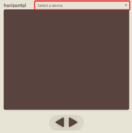 select a device